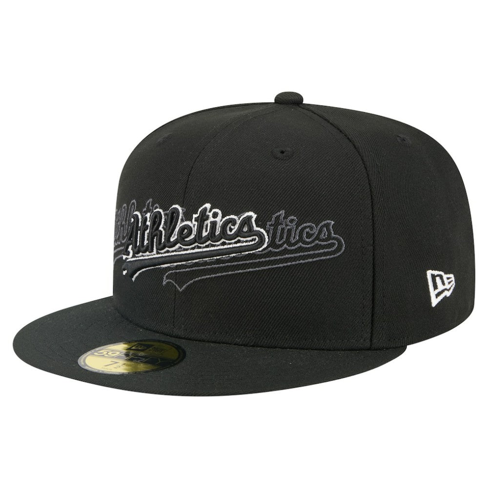 Athletics New Era Tri-Hit 59FIFTY Fitted Hat - MLB