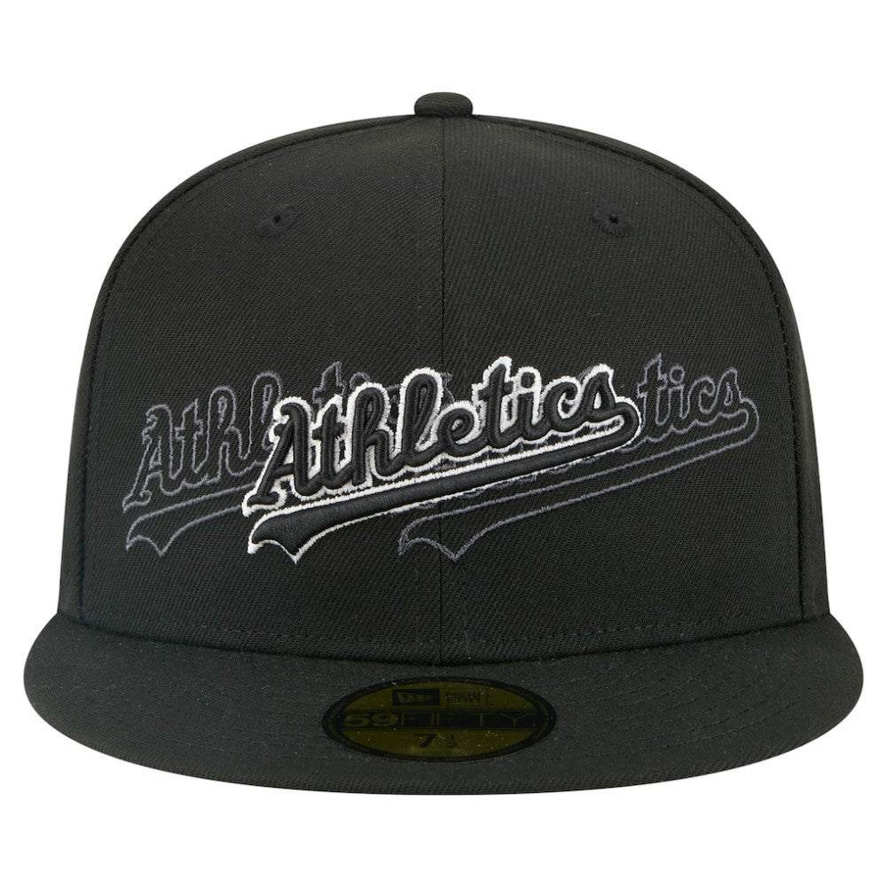 Athletics New Era Tri-Hit 59FIFTY Fitted Hat - MLB