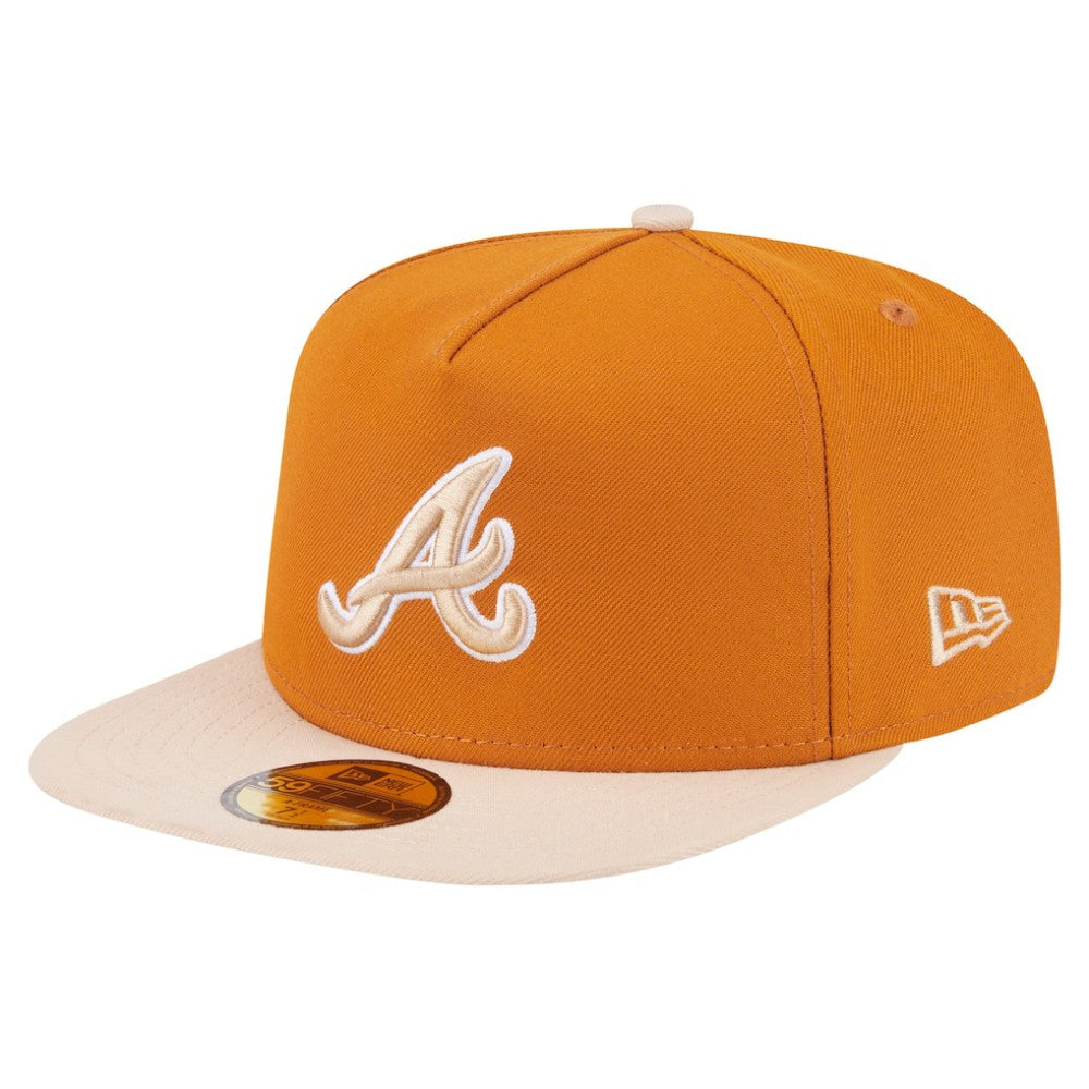Atlanta Braves New Era Two-Tone Color Pack A-Frame 59FIFTY Fitted Hat - MLB