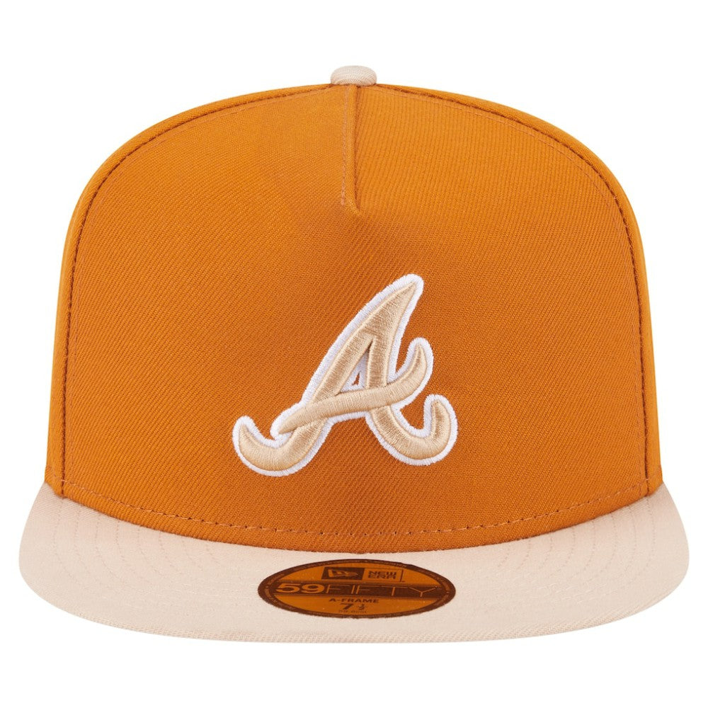 Atlanta Braves New Era Two-Tone Color Pack A-Frame 59FIFTY Fitted Hat - MLB