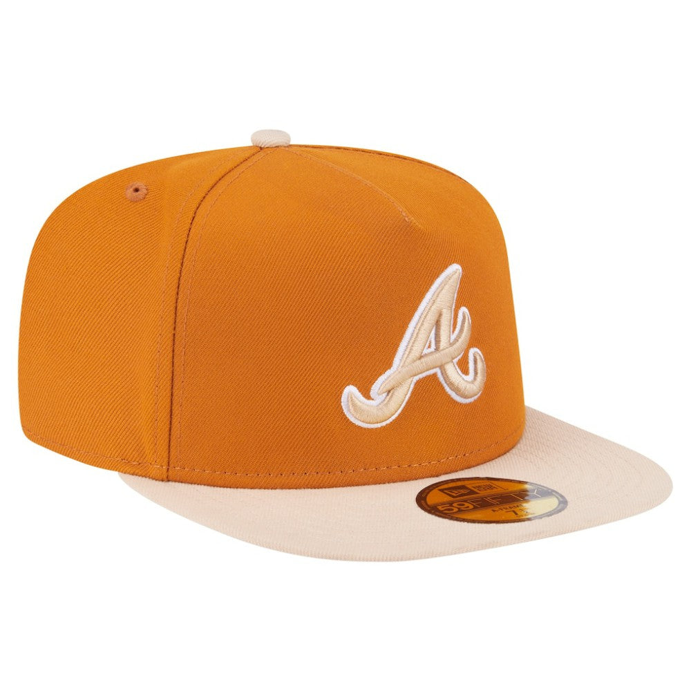 Atlanta Braves New Era Two-Tone Color Pack A-Frame 59FIFTY Fitted Hat - MLB