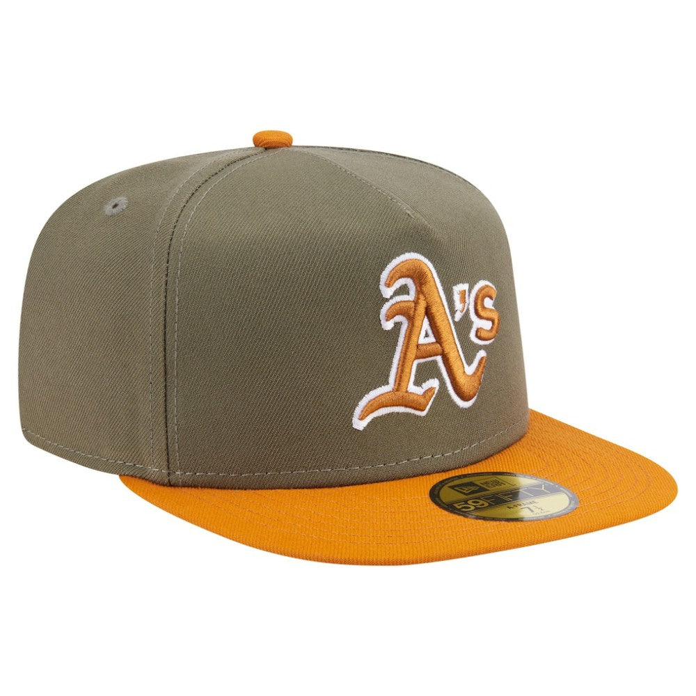 Athletics New Era Two-Tone Color Pack A-Frame 59FIFTY Fitted Hat - MLB