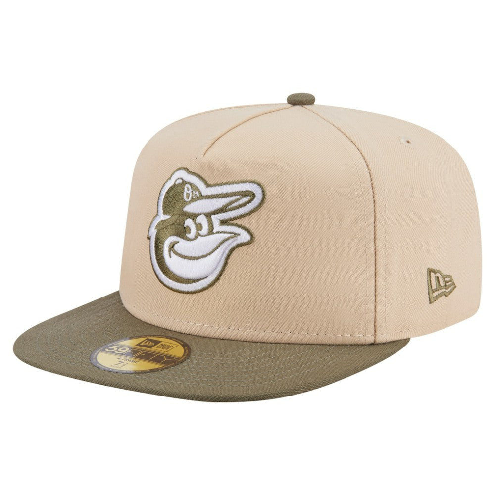 Baltimore Orioles New Era Two-Tone Color Pack A-Frame 59FIFTY Fitted Hat - MLB
