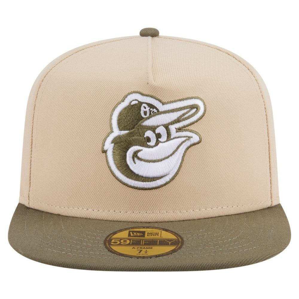 Baltimore Orioles New Era Two-Tone Color Pack A-Frame 59FIFTY Fitted Hat - MLB