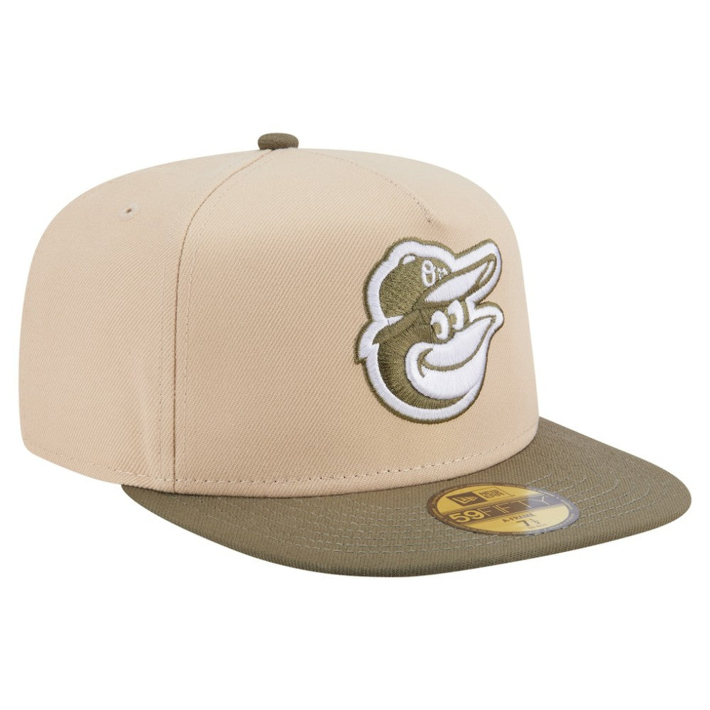 Baltimore Orioles New Era Two-Tone Color Pack A-Frame 59FIFTY Fitted Hat - MLB