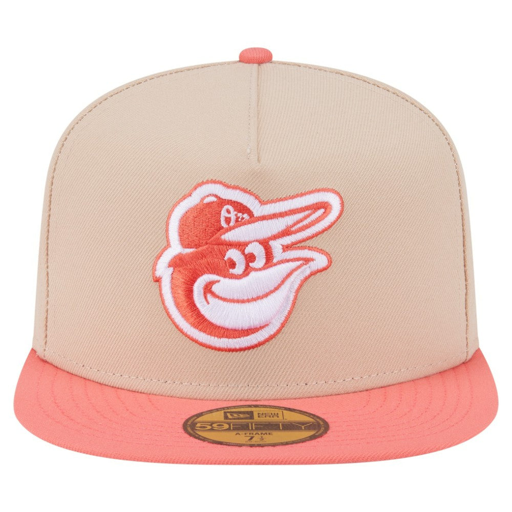 Baltimore Orioles New Era Two-Tone Color Pack A-Frame 59FIFTY Fitted Hat - MLB