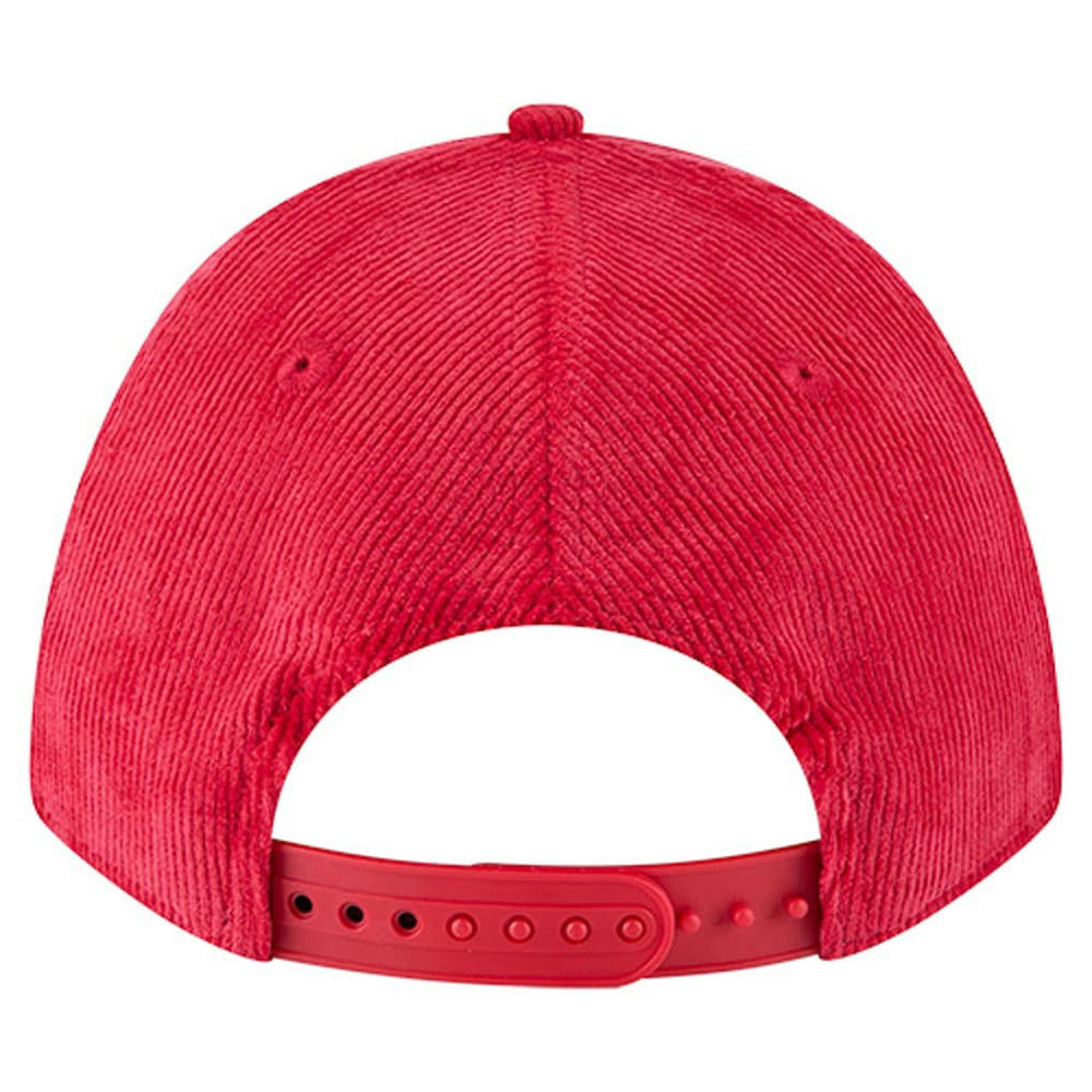 Kansas City Chiefs New Era Cord Corduroy 9FORTY A-Frame Adjustable Hat Red | NFL