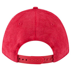 Kansas City Chiefs New Era Cord Corduroy 9FORTY A-Frame Adjustable Hat Red | NFL