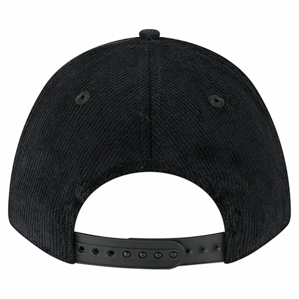 Las Vegas Raiders New Era Cord Corduroy 9FORTY A-Frame Adjustable Hat Black | NFL
