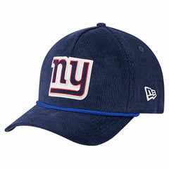 New York Giants New Era Cord Corduroy 9FORTY A-Frame Adjustable Hat Royal | NFL