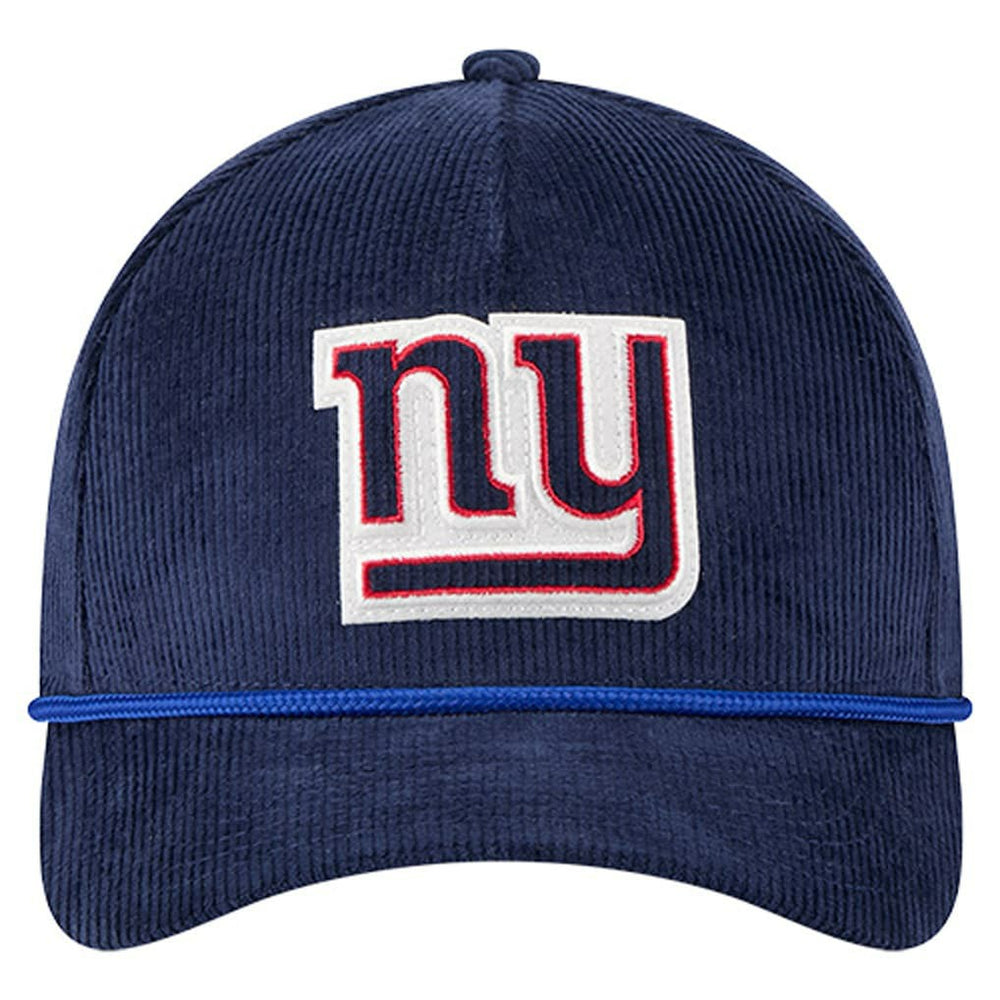New York Giants New Era Cord Corduroy 9FORTY A-Frame Adjustable Hat Royal | NFL