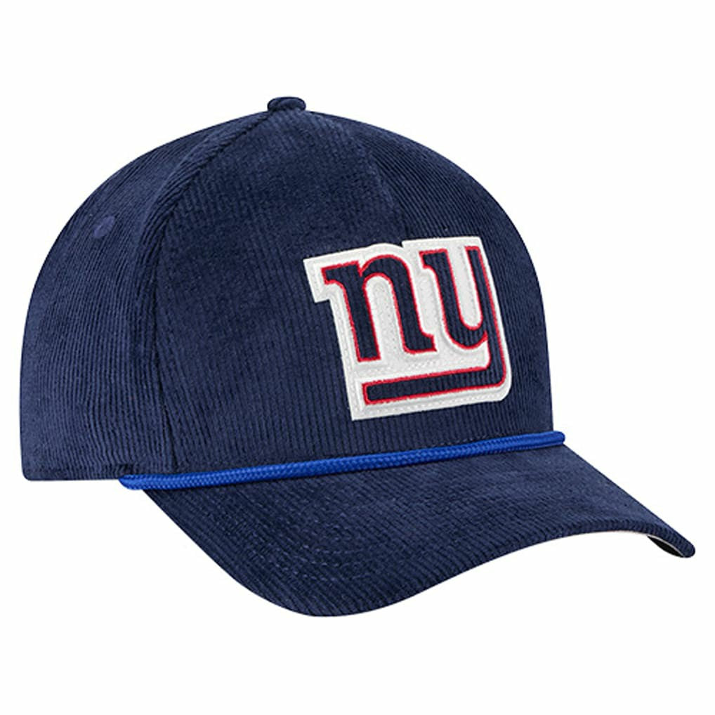 New York Giants New Era Cord Corduroy 9FORTY A-Frame Adjustable Hat Royal | NFL