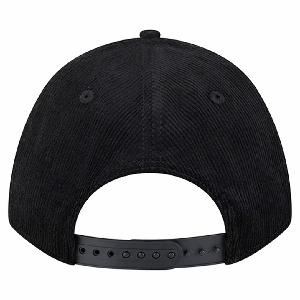 Pittsburgh Steelers New Era Cord Corduroy 9FORTY A-Frame Adjustable Hat Black | NFL
