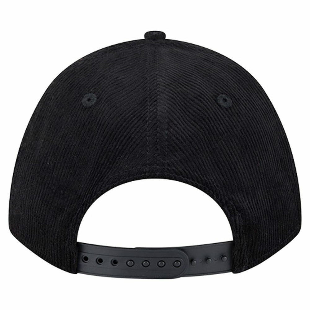Pittsburgh Steelers New Era Cord Corduroy 9FORTY A-Frame Adjustable Hat Black | NFL
