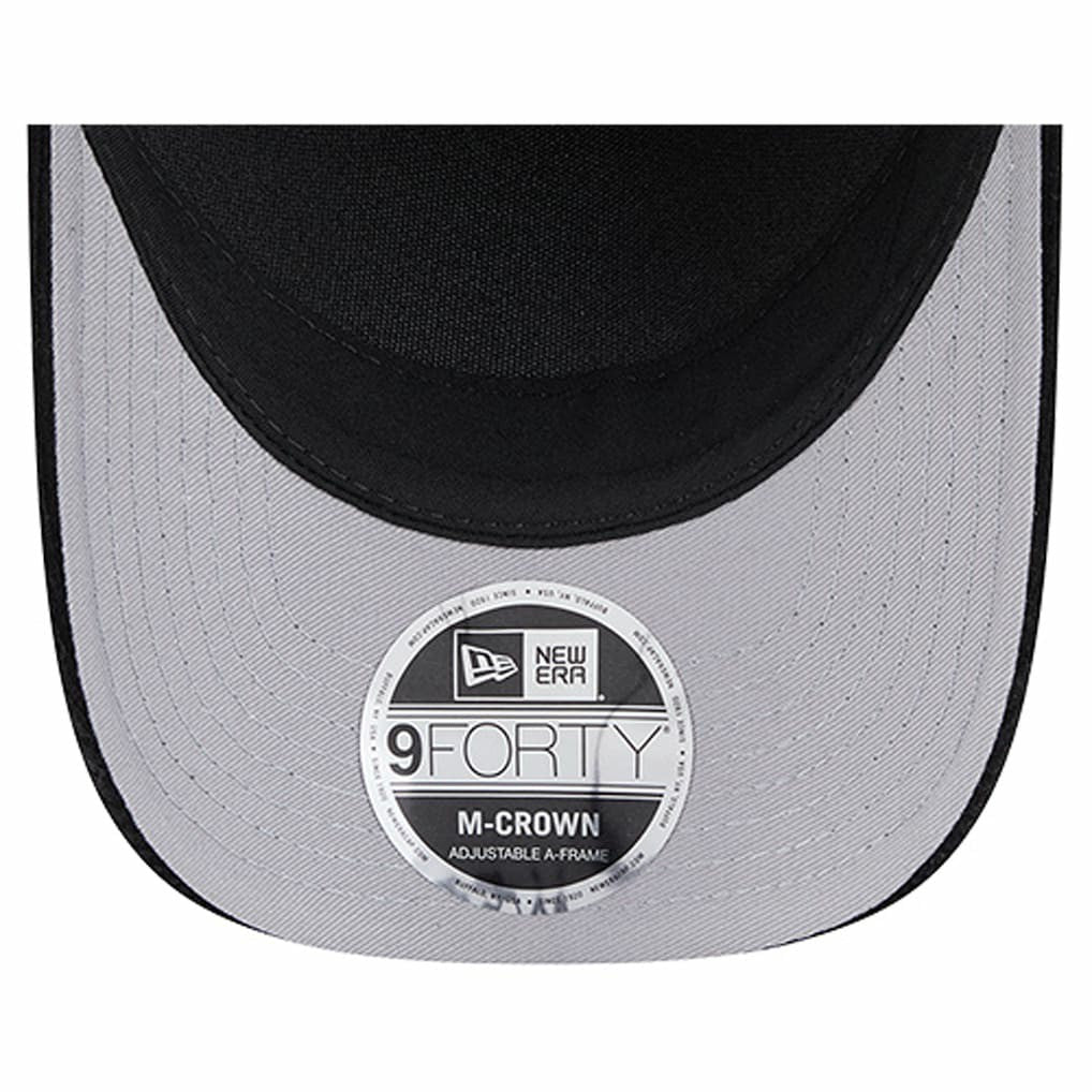 Pittsburgh Steelers New Era Cord Corduroy 9FORTY A-Frame Adjustable Hat Black | NFL