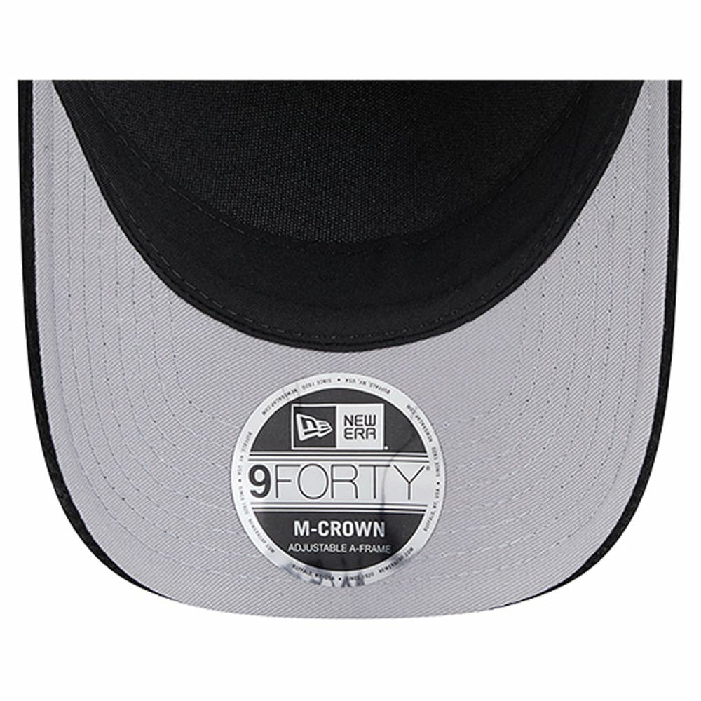 Pittsburgh Steelers New Era Cord Corduroy 9FORTY A-Frame Adjustable Hat Black | NFL