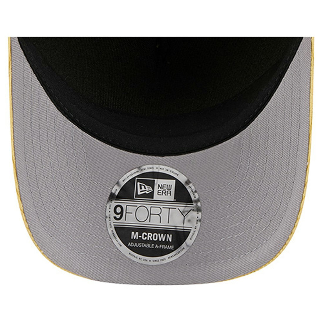 Green Bay Packers New Era Cord Corduroy 9FORTY A-Frame Adjustable Hat Gold | NFL