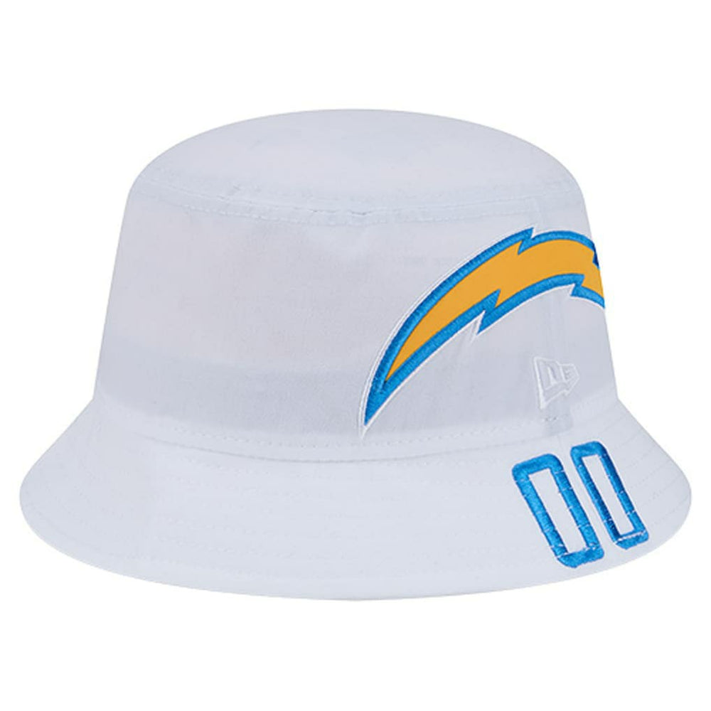 Los Angeles Chargers New Era Helmet Bucket Hat White | NFL