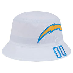 Los Angeles Chargers New Era Helmet Bucket Hat White | NFL