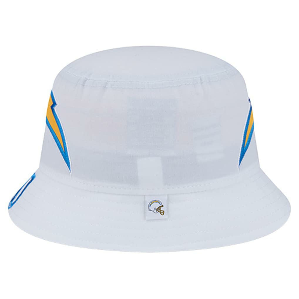 Los Angeles Chargers New Era Helmet Bucket Hat White | NFL