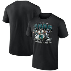 Saquon Barkley Philadelphia Eagles 2000 Yards T-Shirt Black | NFL