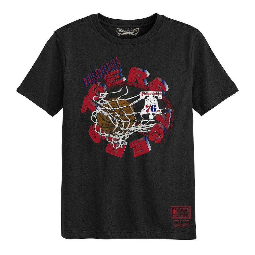 Philadelphia 76ers Preschool In The Net T-Shirt Black - NBA