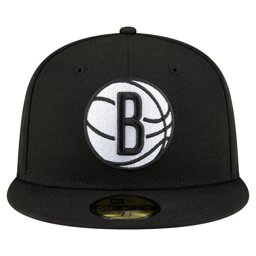 Brooklyn Nets 59FIFTY Fitted Hat Black - NBA