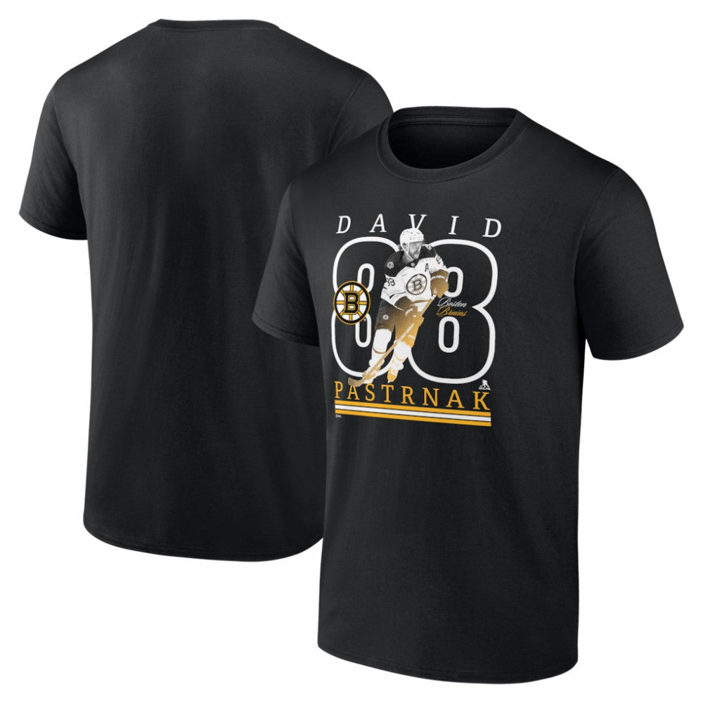 David Pastrnak Boston Bruins Player Show T-Shirt - Black - NHL