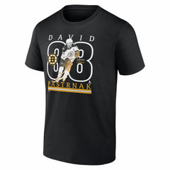David Pastrnak Boston Bruins Player Show T-Shirt - Black - NHL