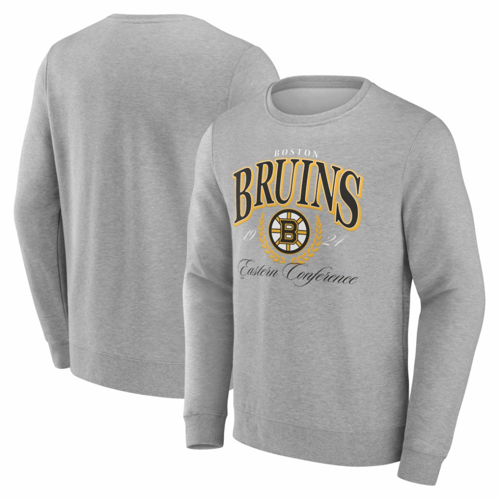 Boston Bruins Reign Supreme Pullover Sweatshirt - Gray - NHL