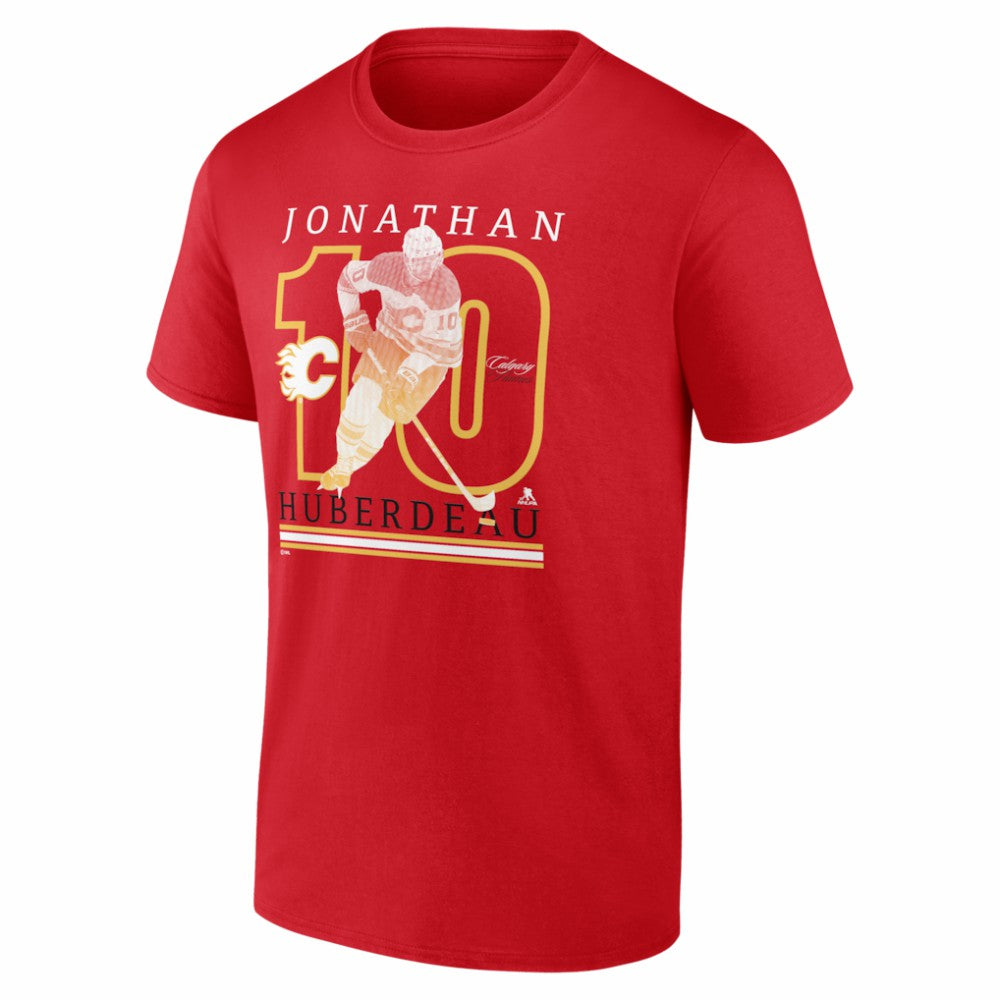 Jonathan Huberdeau Calgary Flames Player Show T-Shirt - Red - NHL