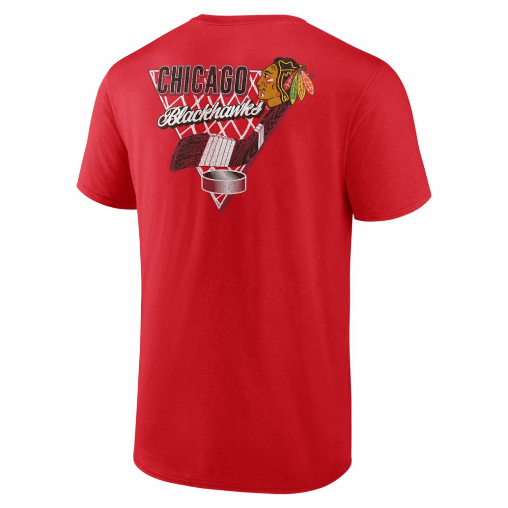 Chicago Blackhawks Net Slap T-Shirt - Red - NHL