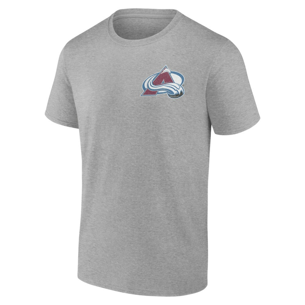Colorado Avalanche Glory Skates T-Shirt - Heather Gray - NHL