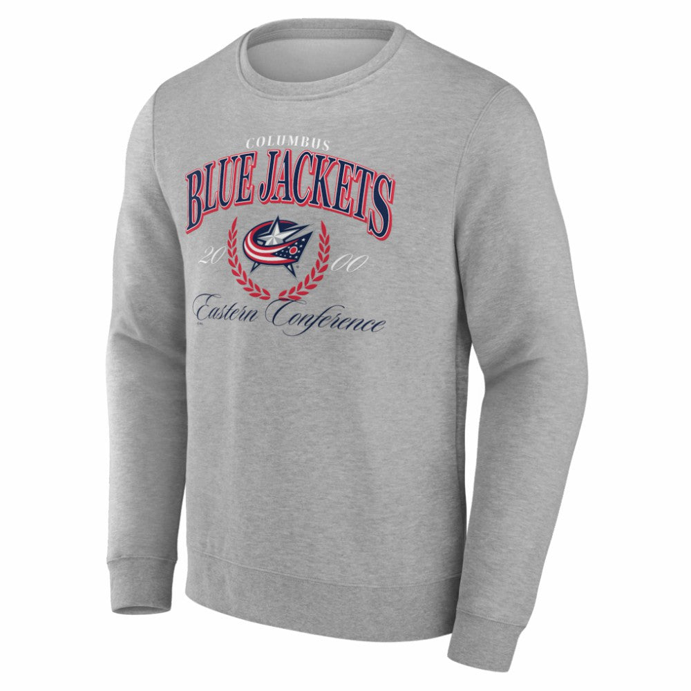 Columbus Blue Jackets Reign Supreme Pullover Sweatshirt - Gray - NHL