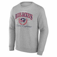 Columbus Blue Jackets Reign Supreme Pullover Sweatshirt - Gray - NHL