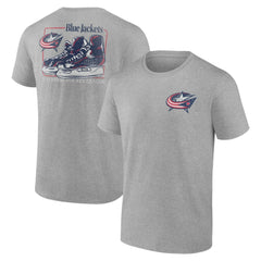 Columbus Blue Jackets Glory Skates T-Shirt - Heather Gray - NHL