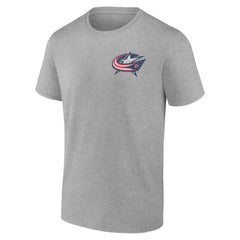 Columbus Blue Jackets Glory Skates T-Shirt - Heather Gray - NHL
