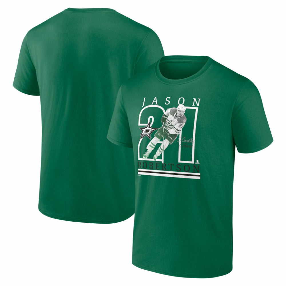 Jason Robertson Dallas Stars Player Show T-Shirt - Kelly Green - NHL