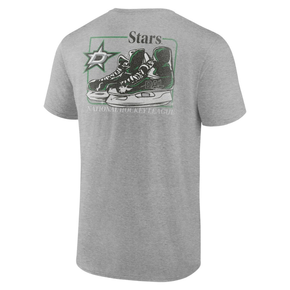 Dallas Stars Glory Skates T-Shirt - Heather Gray - NHL