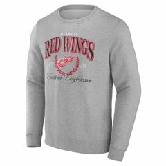 Detroit Red Wings Reign Supreme Pullover Sweatshirt - Gray - NHL