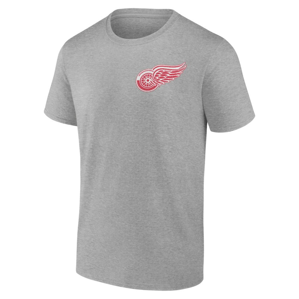 Detroit Red Wings Glory Skates T-Shirt - Heather Gray - NHL