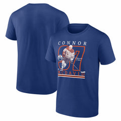 Connor McDavid Edmonton Oilers Player Show T-Shirt - Royal - NHL
