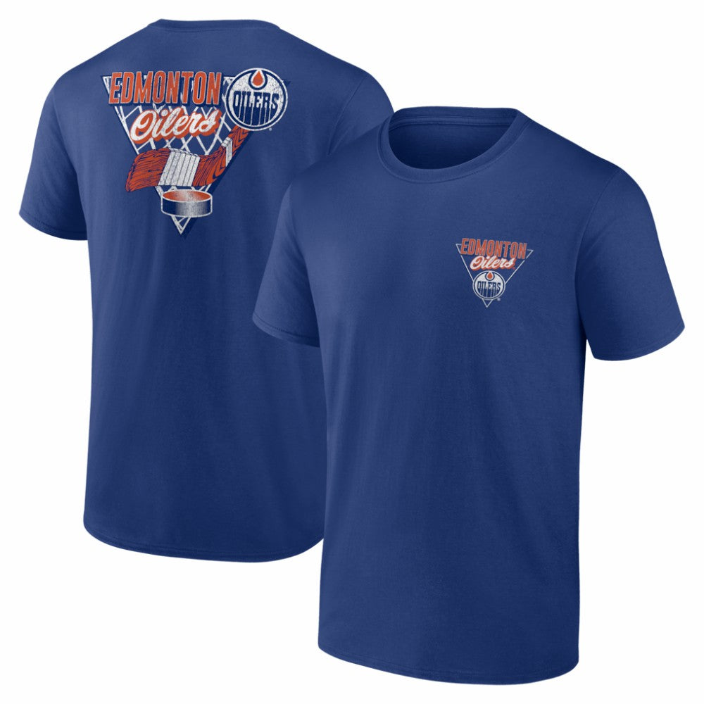 Edmonton Oilers Net Slap T-Shirt - Royal - NHL