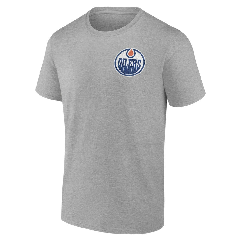 Edmonton Oilers Glory Skates T-Shirt - Heather Gray - NHL