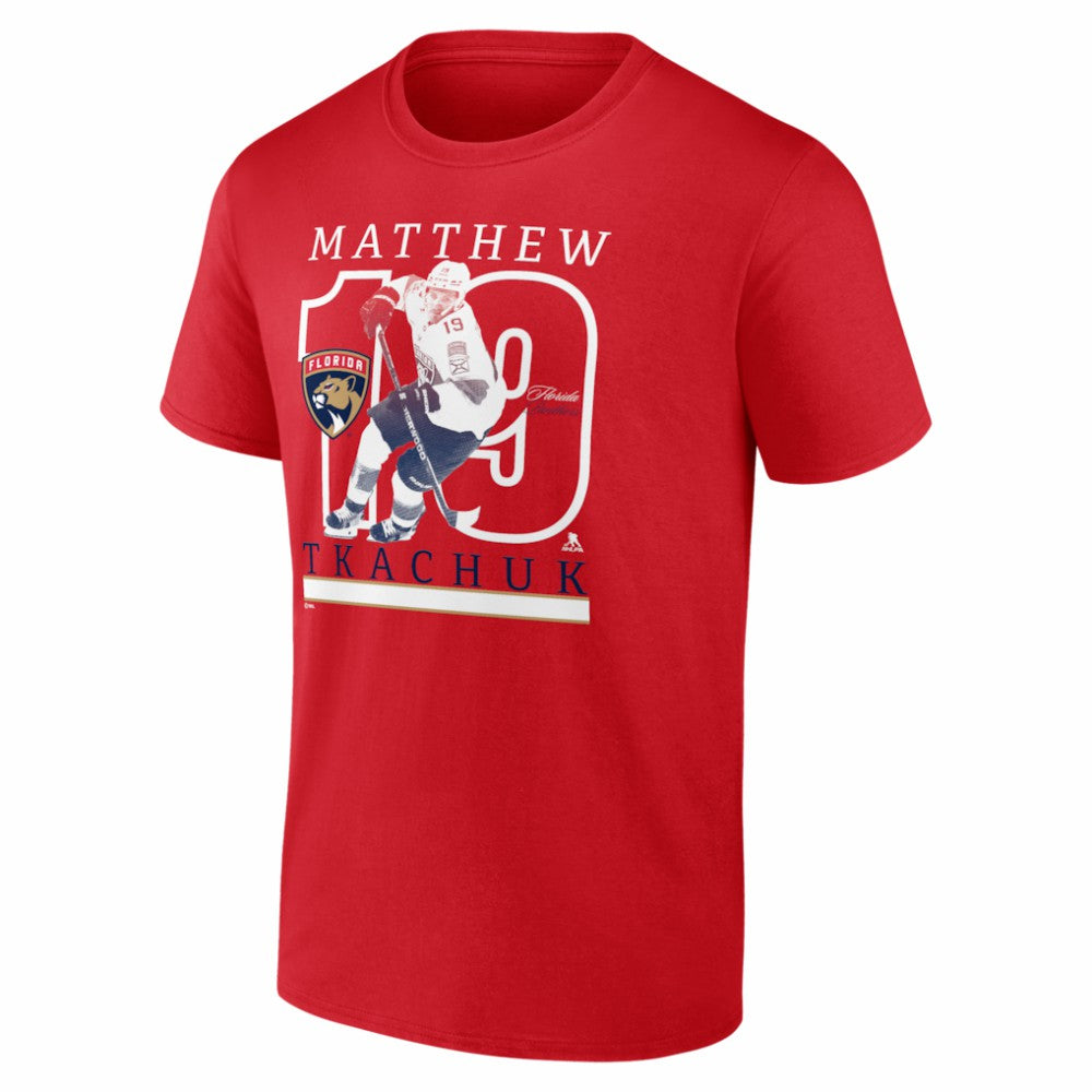 Matthew Tkachuk Florida Panthers Player Show T-Shirt - Red - NHL