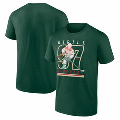 Kirill Kaprizov Minnesota Wild Player Show T-Shirt - Green - NHL