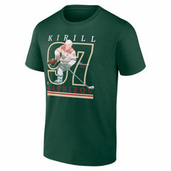 Kirill Kaprizov Minnesota Wild Player Show T-Shirt - Green - NHL