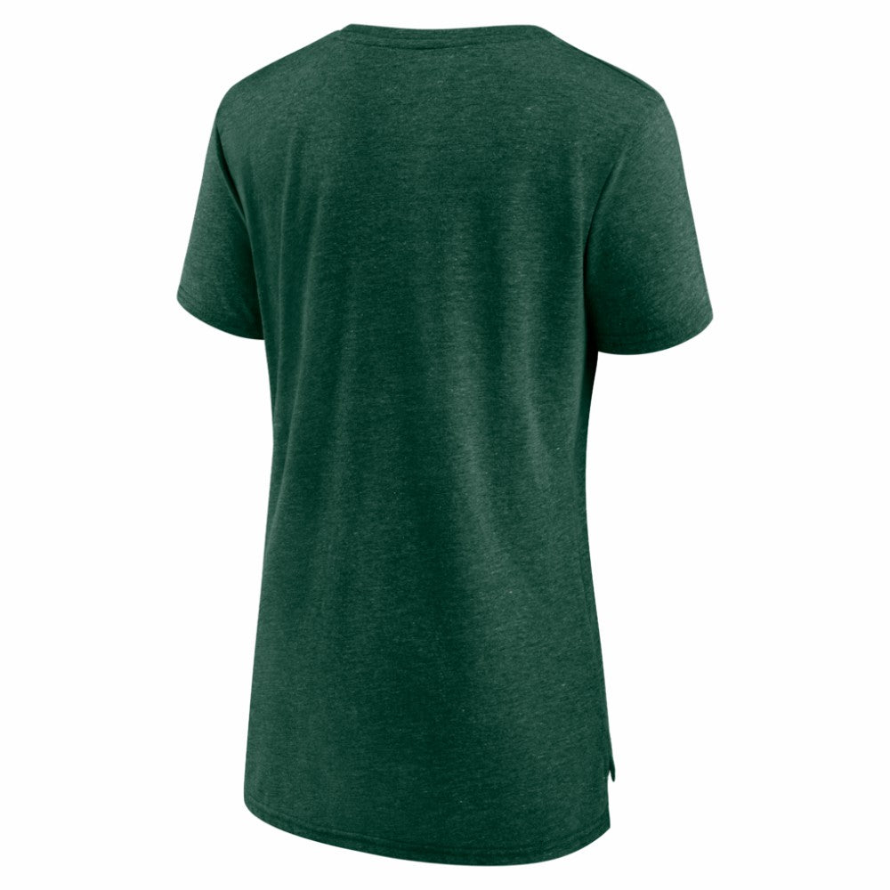 Minnesota Wild Women's Reign Supreme Tri-Blend T-Shirt - Green - NHL
