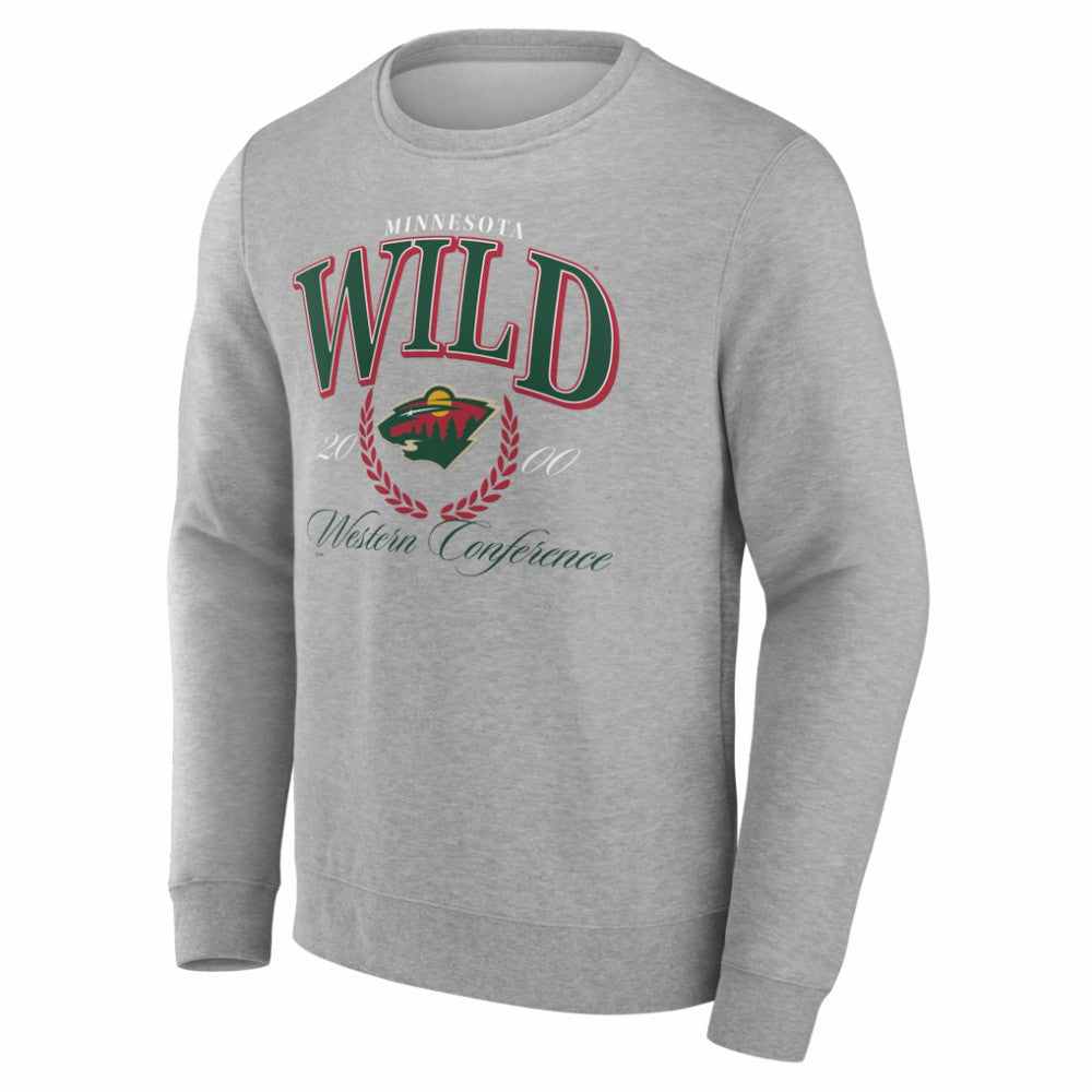 Minnesota Wild Reign Supreme Pullover Sweatshirt - Gray - NHL