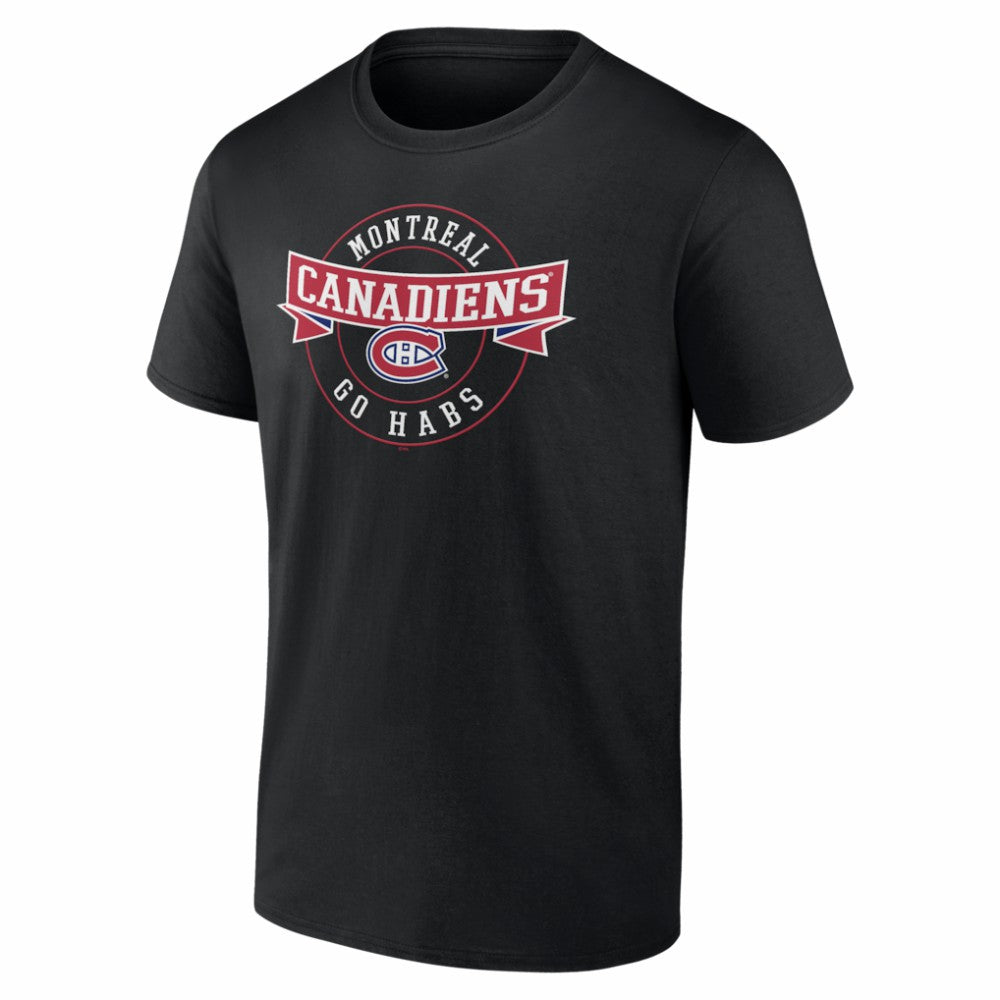 Montreal Canadiens Honor Circle T-Shirt - Black - NHL